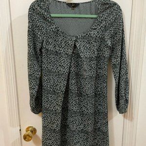 Jack Green Printed Chiffon Dress XS